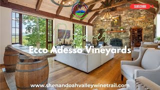 Discover Ecco Adesso Vineyards  A Unique Experience in Fairfield [upl. by Solange]