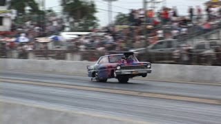 GOT BOOST Insane Blown Chevy ll original footage [upl. by Gussi453]