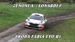 2° RALLY TRENTINO 2024  ZENONI A  LONARDI F  SKODA FABIA EVO R5  VIDEO BY BELLUNOVIDEO [upl. by Ias480]