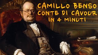 Camillo Benso Conte di Cavour in 4 minuti [upl. by Pesvoh]