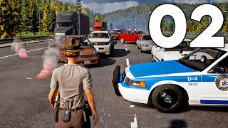 Police Simulator Highway Patrol  Part 2  Establishing Road Blocks to Catch Fugitives [upl. by Arehc]