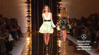 CYNTHIA ROWLEY  MERCEDESBENZ FASHION WEEK SPRING 2012 COLLECTIONS [upl. by Eidlog]