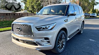 2023 Infiniti QX80 Sensory  All Specs  Test Drive [upl. by Arrej]