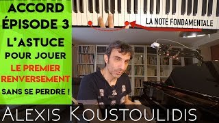 Renversement daccord au piano – Le premier renversement sans se perdre  ACCORD  Ép3 [upl. by Hgielac371]