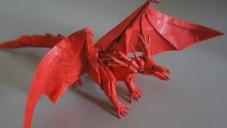 Origami Giveaway 4  Ancient Dragon Satoshi Kamiya [upl. by English]