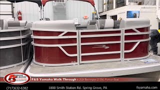 2024 Bennington 20 SVL Pontoon Boat F amp S Yamaha Hanover PA [upl. by Ydolem]