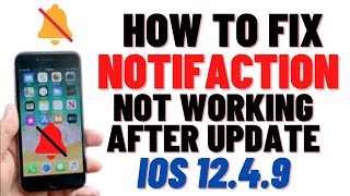 iOS 1249 Update Notifications Not Working After Update On iPhone 6 iPhone Notifications Fix [upl. by Ellinger]