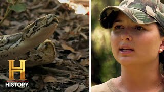 SNAKE JACKPOT Discovered in the Dead Zone  Swamp People Serpent Invasion S3 [upl. by Lord]