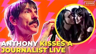 Anthony Kiedis kissed her in the middle of the interview [upl. by Eelrehpotsirhc]