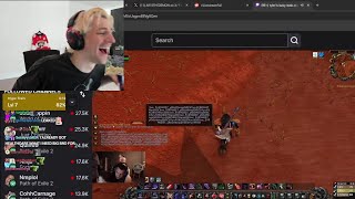 xQc Dies Laughing at Tyler1s Baby Leaking his Stream Key [upl. by Coriss]