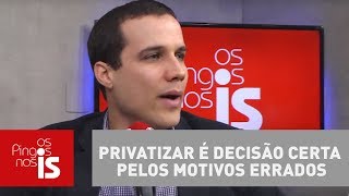 Felipe Moura Brasil Privatizar é decisão certa pelos motivos errados [upl. by Lillith855]