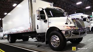 2022 International MV 607 Delivery Truck  Exterior Interior Walkaround Tour  2021 Expocam [upl. by Suhsoj9]