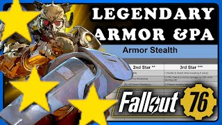 Fallout 76 Best Legendary Effects for Armor amp Power Armor 2024 [upl. by Williamsen129]