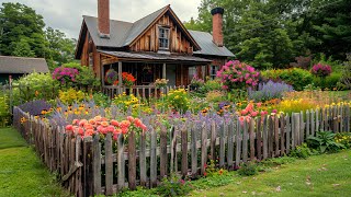 Blooming Beauty Creating Stunning Front Yard Flower Beds  Optimizing Small Spaces [upl. by Emmalee]