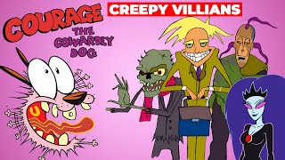 Courage the Cowardly Dog Show  10 Creepiest Villains from Courage the Cowardly Dog [upl. by Edahs]