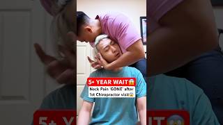 He Cracked SOO LOUD😱 neckpain Chiropractic Trending Short [upl. by Tierza]