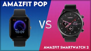 Amazfit Pop vs Amazfit Smartwatch 2 Comparison [upl. by Ferrand]