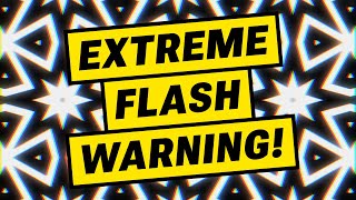 Psychedelic Strobe Light Party VJ Loop  EXTREME FLASH WARNING [upl. by Aliet257]