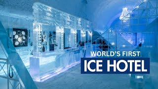 Worlds First Ice Hotel Jukkasjärvi Sweden  Aleeza Unveils [upl. by Yenahs]