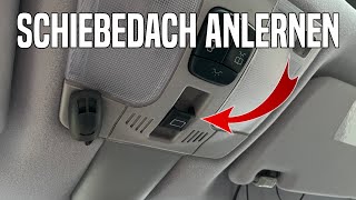 Mercedes EKlasse CKlasse amp CLK Schiebedach anlernen Deutsch [upl. by Mittel]