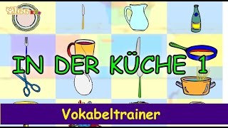 In der Küche  Die ersten Wörter  Wir lernen Deutsch  Longmix  Yleekids Deutsch lernen [upl. by Callean]