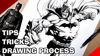 Batman Day 2020 Drawing The Dark Knight [upl. by Yltnerb]