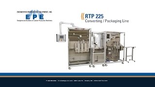 Transdermal Patch Converting  Transdermal Patch Packaging Line EPEs RTP 225 [upl. by Drarig]