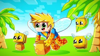 DESCUBRIMOS EL MUNDO SECRETO DE LAS ABEJAS EN MINECRAFT [upl. by Cirtap]