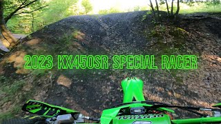 23 KAWASAKI KX450SR ON THE TRAILS AGAIN EXPLORING ON MY FAVORITE quotDO IT ALLquot DIRT BIKE [upl. by Cowden318]