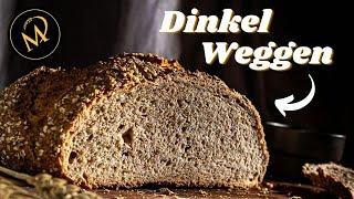 Dinkelweggen  Dinkelbrot Rezept mit Flocken und Saaten I Neuer Kurs in der Back Academy [upl. by Aihsyla]