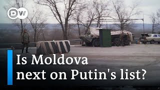 Tensions mounting in Moldova amid war in Ukraine  DW News [upl. by Nhor106]