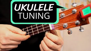 Ukulele TUNING for beginners  EASY comprehensive guide  TIPS to stay in tune [upl. by Jacquet]