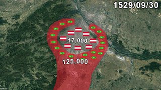 Siege of Vienna 1529 using Google Earth [upl. by Getraer]