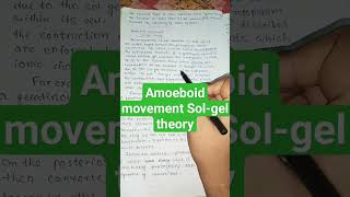 What is Solgel theory  Amoeboid Movement  amoeba viral viralshorts trending [upl. by Gati]