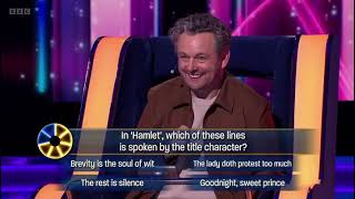 Michael Sheen on The Wheel gets a question about Hamlet  ❤ [upl. by Annahtur]