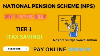 How to NPS Contribution Online Payment  how to invest in NPS  English [upl. by Jeromy]