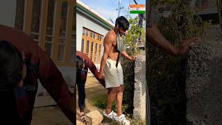 Neck ka bahot he hard powerfull stunt 🥵🇮🇳💪 shorts strong giantthedheeraj ytshorts stronger [upl. by Bandur]