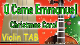 O come O Come Emmanuel  The Piano Guys  Violin Cover  Tab Tutorial [upl. by Kcirdde386]