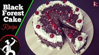 Valentines Day Special  Black Forest Cake Recipe  How to make Black Forest Cake 🍴72 [upl. by Bick]