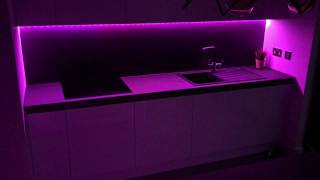 Kitchen Philips Hue Light Strip Changing Color [upl. by Jay71]