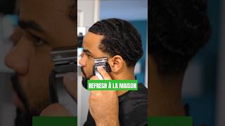 On fait un refresh à la maison 🔥✂️ coiffure haircut taper 360waves shorts [upl. by Dev]