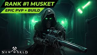 Rank 1 Musket Domination  New World PvP  Build [upl. by Rillis]