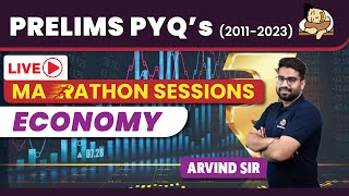 Economy Last 13 Years UPSC Prelims PYQs Solved  Crack UPSC Prelims 2024 with Marathon Session [upl. by Mccollum504]