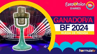 Nebulossa gana el BENIDORM FEST 2024 Rueda de prensa tras la gran final  Eurovisión Diaries [upl. by Ardnos535]