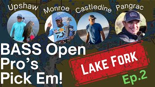 Open Pros PickEm 2024 Bass Elite Series Stop 2 Lake Fork Ep 2 [upl. by Mokas]