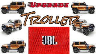 🏁TROLLER🏁O Som offroad 4x4  upgrade c caixa JBL SW8AMS  alto falantes FLEX3 6TRFX50JBL [upl. by Asehr]