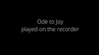 Ode to Joy on recorder Duet [upl. by Nailij]