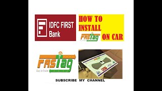 HOW TO INSTALL FASTAG ON YOUR CAR WINDSHIELD [upl. by Ripley361]