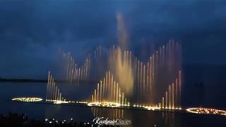 Musical Laser Fountain Show SKICC Dal Lake Kashmir  FULL SHOW HD [upl. by Cordeelia9]