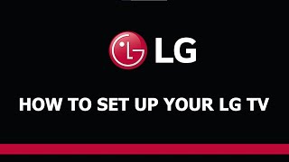 How to set up your LG TV  Install LG Apps  2023 [upl. by Winnie]